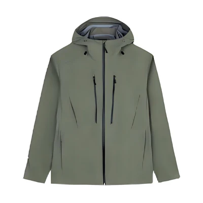 Anta Outdoor Series Monochrome Waterproof Breathable Jacket - Monkey Green 152440606-1