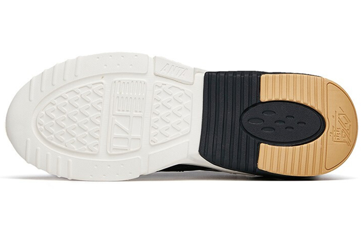 Purchase アンタ「凡庸拒否」フリース裏起毛(黒灰) 112148808-7