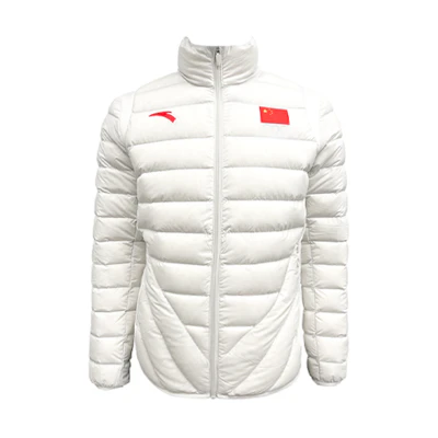 Anta Sports Life Series Solid Color Down Jacket Sand Grey 452210711-1
