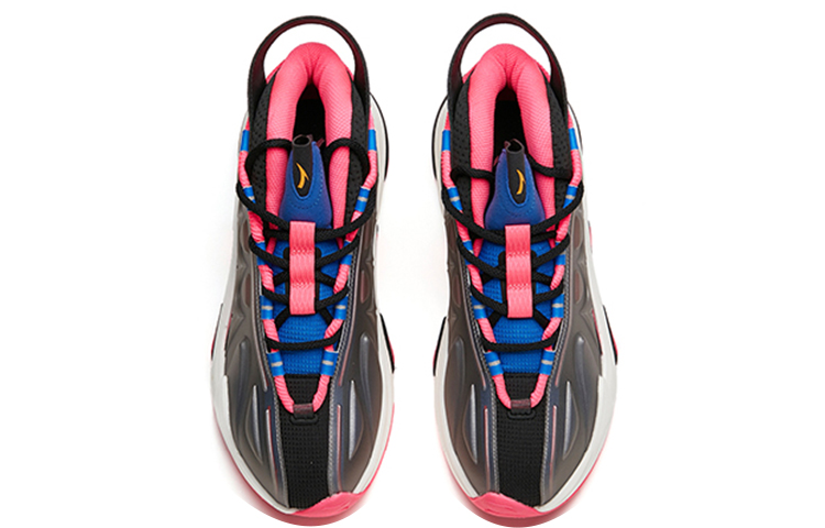 Shop Anta 'Sting Yao Negro Azul Rosa' 912218090-2