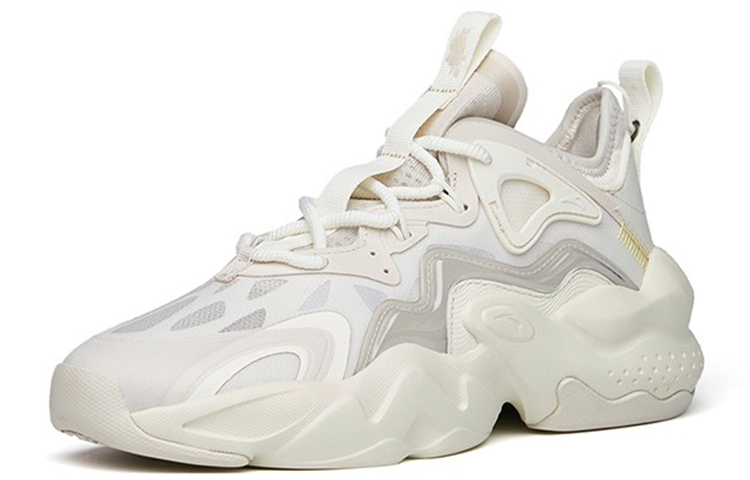 Lookbook Anta安踏 霸道 威峰 輕便耐磨 低幫 運動休閒鞋 男款 灰白色