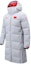Order Anta Winter Superior Series Logo Hooded Puffer Jacket - Gray Silver 75220603-1