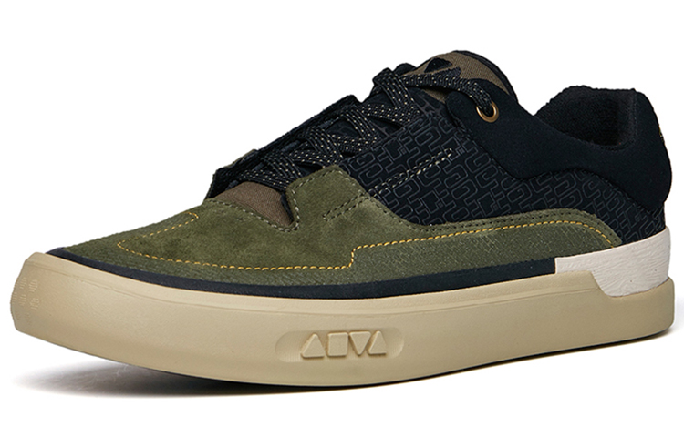 Order Anta A-Jump Low ''Qinhuangdao Skate Tout-Terrain Noir Vert Edition Ville'' 112218012S-1