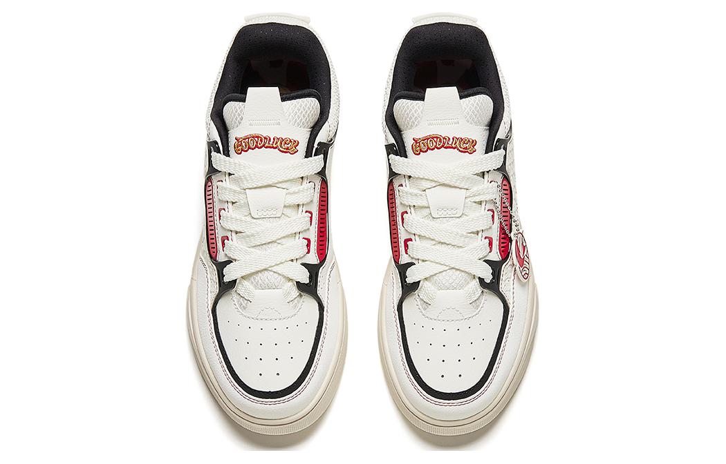 Lookbook Anta A-Jump Low 'White Black Red' 112418040-7