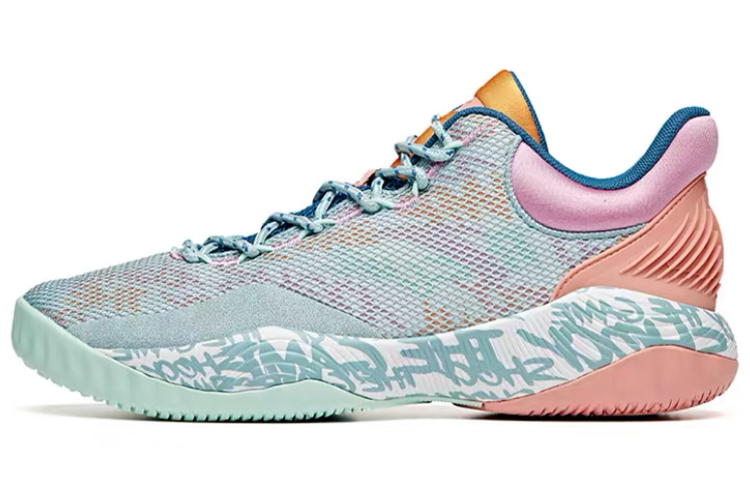 Anta A-shock High 'Teal Pink' 112031605-4