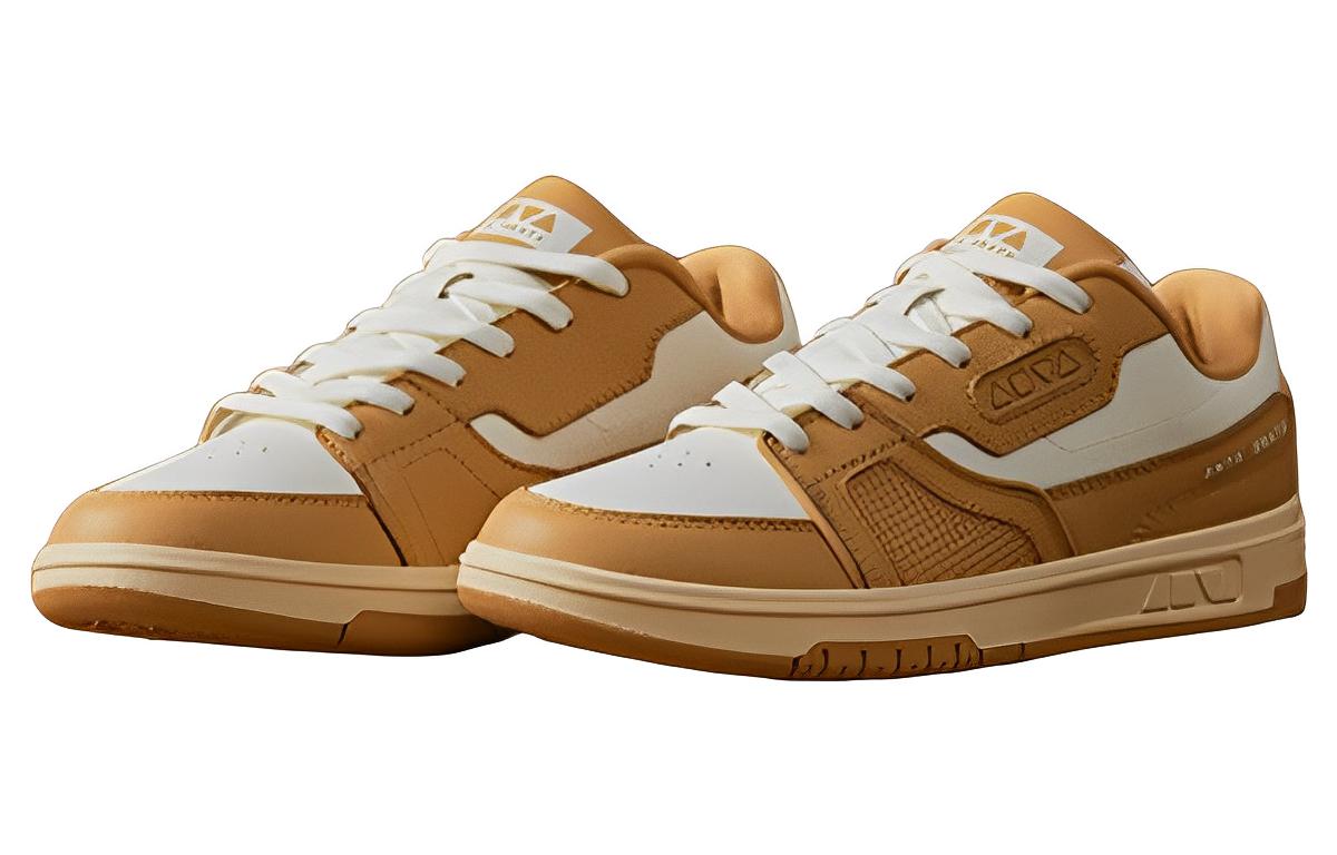 Lookbook 安踏A-Shock Low“棕色白色”鞋 112248025-2