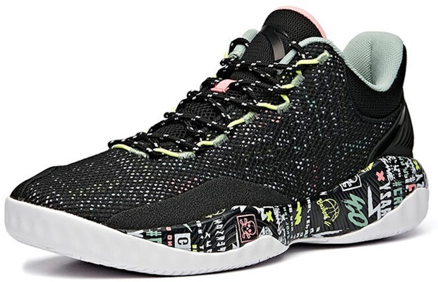 安踏A-Shock篮球鞋“黑色多彩网面” 112031605-1 Order 安踏A-Shock篮球鞋“黑色多彩网面” 112031605-1