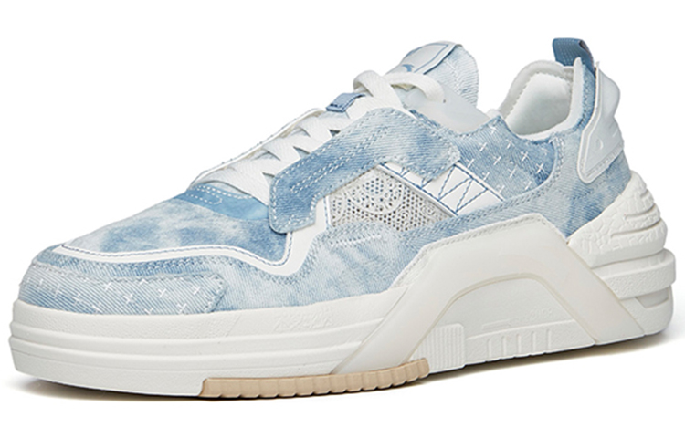 Lookbook Anta安踏 A道 PRO 抗滑減震耐磨 低筒 滑板鞋 藍白