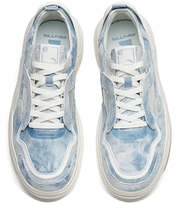 Anta安踏 A道 PRO 抗滑減震耐磨 低筒 滑板鞋 藍白 Shop Anta安踏 A道 PRO 抗滑減震耐磨 低筒 滑板鞋 藍白