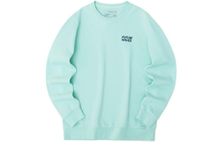 Anta Abstract Graphic Crewneck Long-Sleeve Sweatshirt - Shallow Green 152231710-2