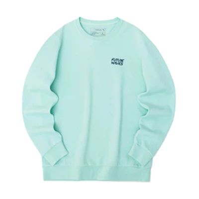 Anta Abstract Graphic Crewneck Long-Sleeve Sweatshirt - Shallow Green 152231710-2