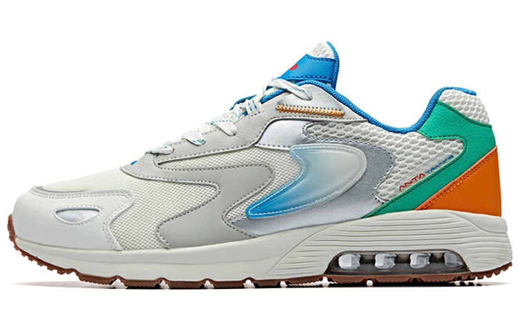 Anta Air Cushion Running Shoe 'White Grey Blue'