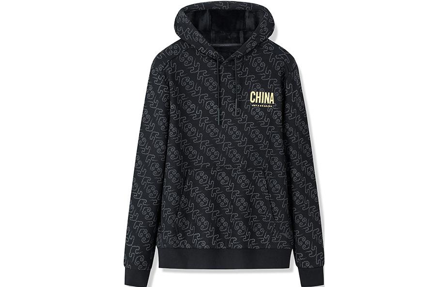 Anta All-Over Print Hoodie Black 152240706-2