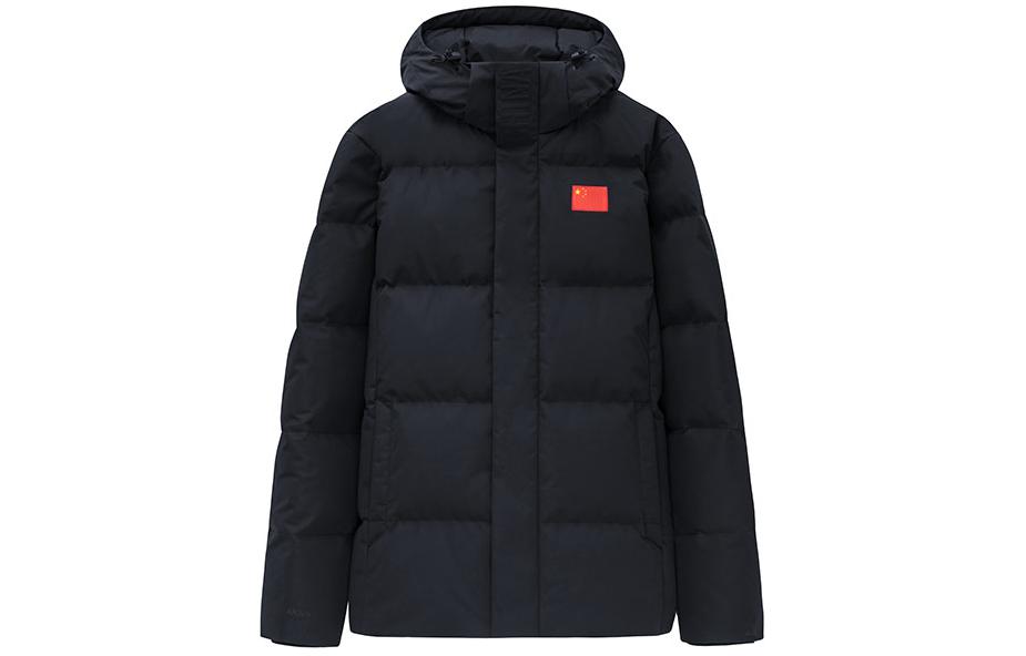 Anta All-Weather  Down Jacket with Detachable Hood in Basic Black. 152350902-1