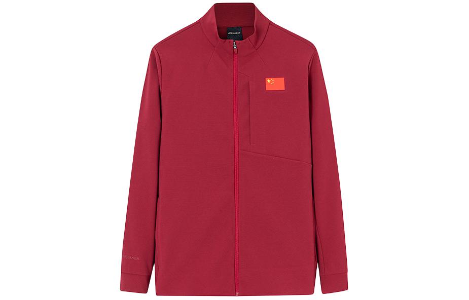 Order 安踏全天气冠军针织运动夹克 - 纯红 152410703-6