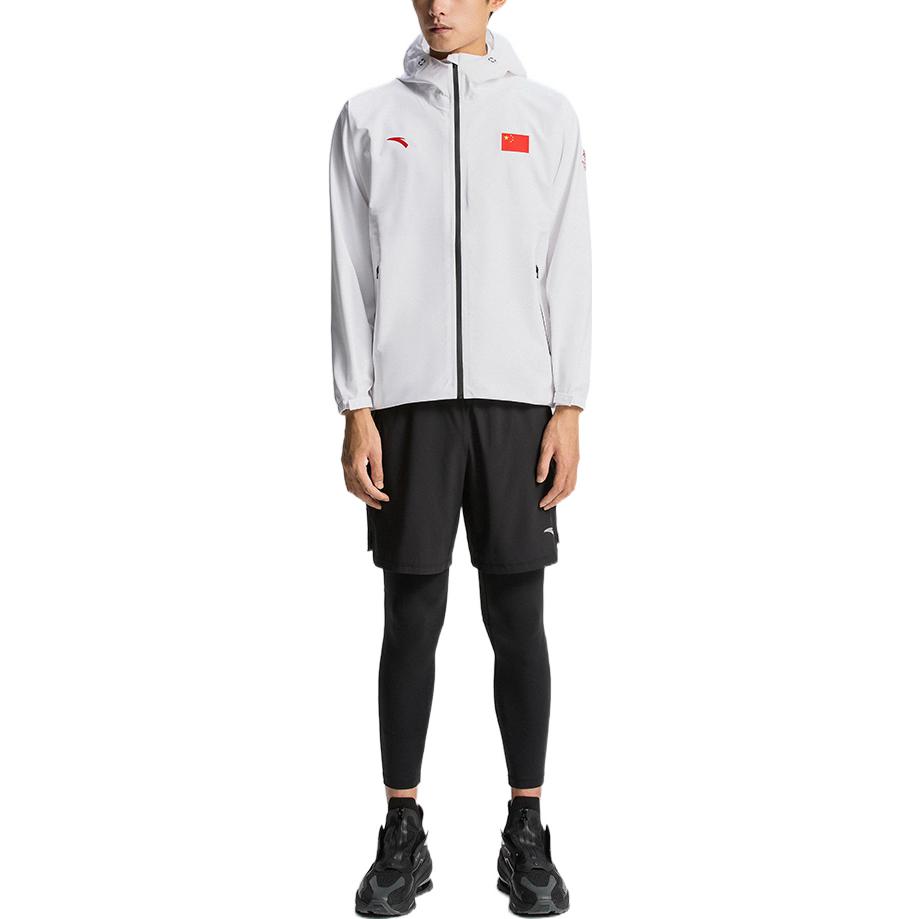 Anta All-Weather Logo Print Zip Hoodie Jacket  White 152130707-1 圖 4