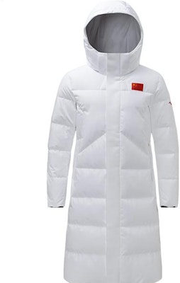 安踏全气候国旗贴长款羽绒服男女同款白色。 152250902-1 Buy 安踏全气候国旗贴长款羽绒服男女同款白色。 152250902-1