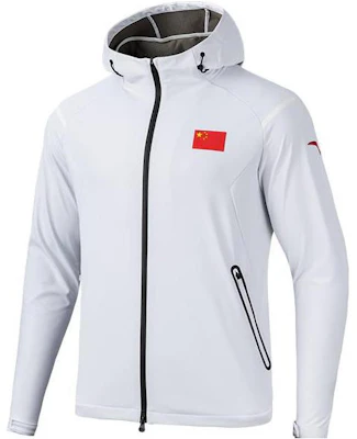 安踏全天候系列標誌補丁連帽外套 - 純白色 152250604-1 Buy 安踏全天候系列標誌補丁連帽外套 - 純白色 152250604-1