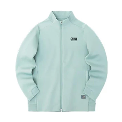Anta All-Weather Solid Color Zip-Up Stand Collar Jacket 152230713-2
