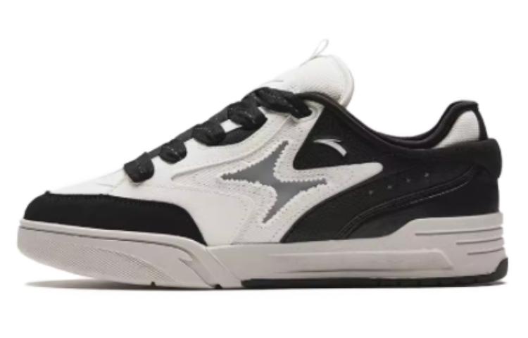 Anta AOJIE Skateboarding Shoes 'White Black Grey'
