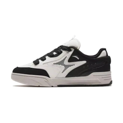 Anta AOJIE Skateboarding Shoes 'White Black Grey'