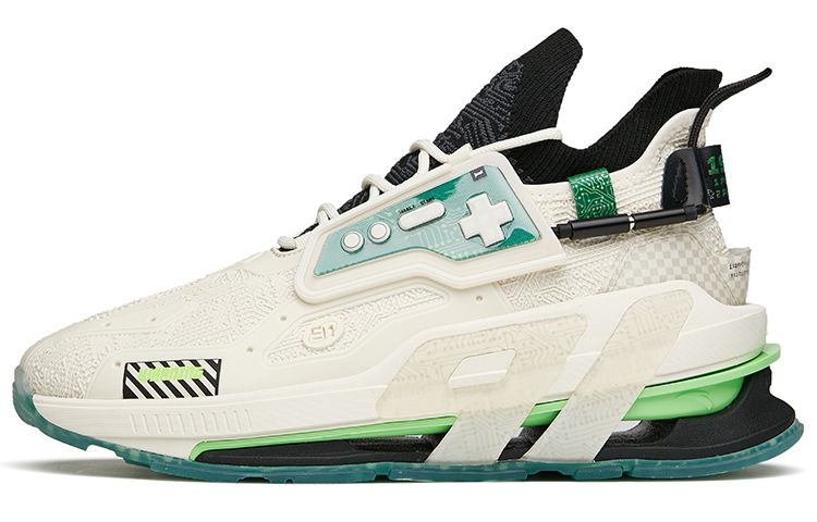 Anta AT91 'White Green Player One' 112148851S-3