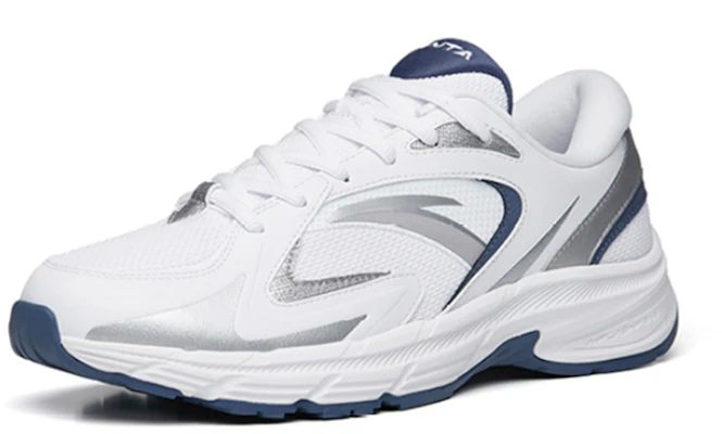 Anta安踏 AT952 減震防滑耐磨透氣 低幫 運動休閒鞋 白銀藍 Lookbook Anta安踏 AT952 減震防滑耐磨透氣 低幫 運動休閒鞋 白銀藍