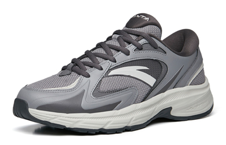 Lookbook Anta安踏 AT952 復古 透氣 低幫 運動休閒鞋 男款 沙暴灰