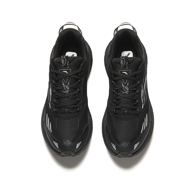 Lookbook 安踏 AT957 低帮 '黑银' 912415596-2