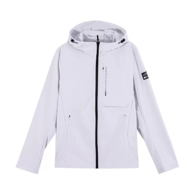 Anta Athletic Fit Zip Hoodie Sand Grey - Comfortable Casual Training Jacket 152037602-1
