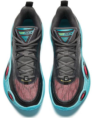 Anta Attack 1 'Hitam Teal' 112421109-7 Shop Anta Attack 1 'Hitam Teal' 112421109-7