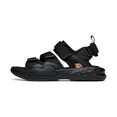Anta Ba Dao 'Magic Tape Beach Sport Sandal Black'