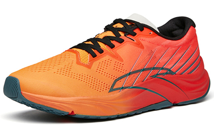 Lookbook Anta安踏 柏油路霸1.0 減震防滑耐磨 低幫 跑步鞋 黃紅黑