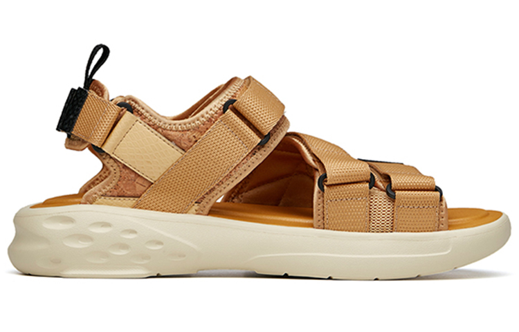 Anta BaDa 'Magic Tape Sport Sandals Yellow-Black' 圖 2