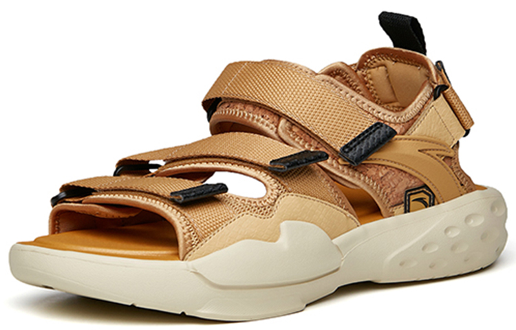 Anta BaDa 'Magic Tape Sport Sandals Yellow-Black' 圖 3