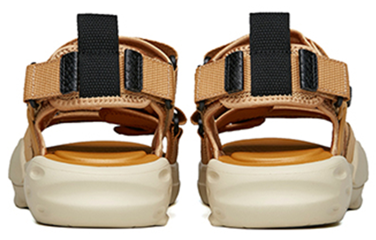 Anta BaDa 'Magic Tape Sport Sandals Yellow-Black' 圖 5