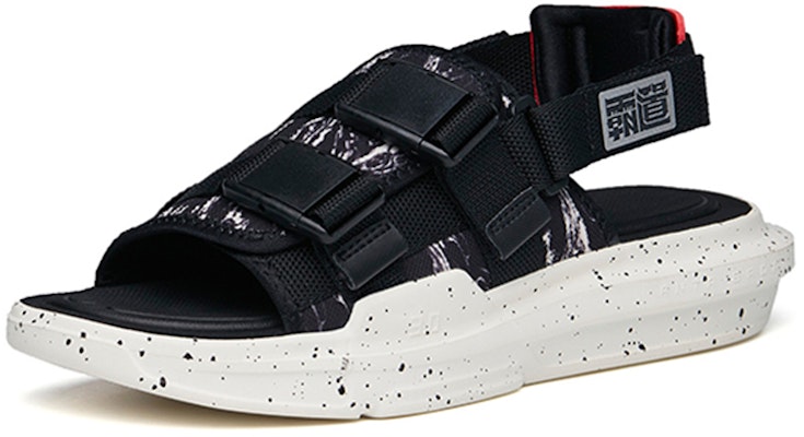 Anta BaDao Sandals 'Black Red White' 112238501-3 Lookbook Anta BaDao Sandals 'Black Red White' 112238501-3
