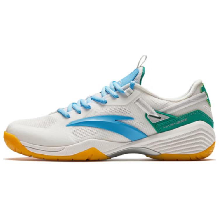 Anta Badminton Shoes 'White Blue Green'