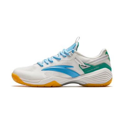 Anta Badminton Shoes 'White Blue Green'