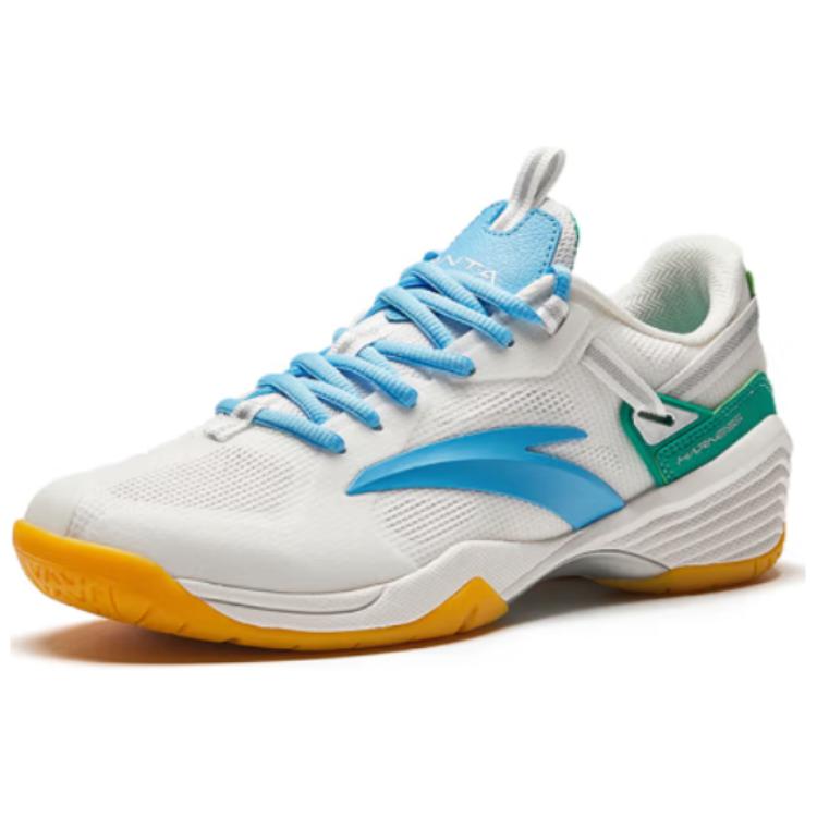 Anta Badminton Shoes 'White Blue Green' 圖 2