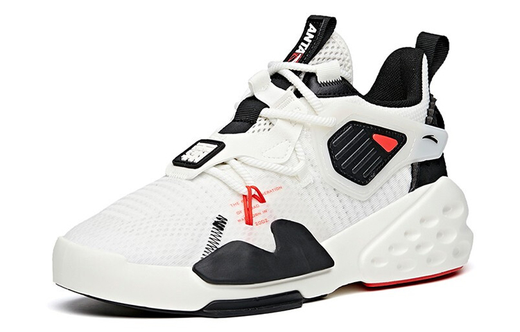 Anta Baodao Low 'White Black' 圖 2
