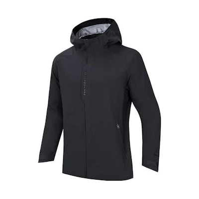 Anta Basic Black Training Series Zip-Up Thick Sports Jacket 152417601S-3