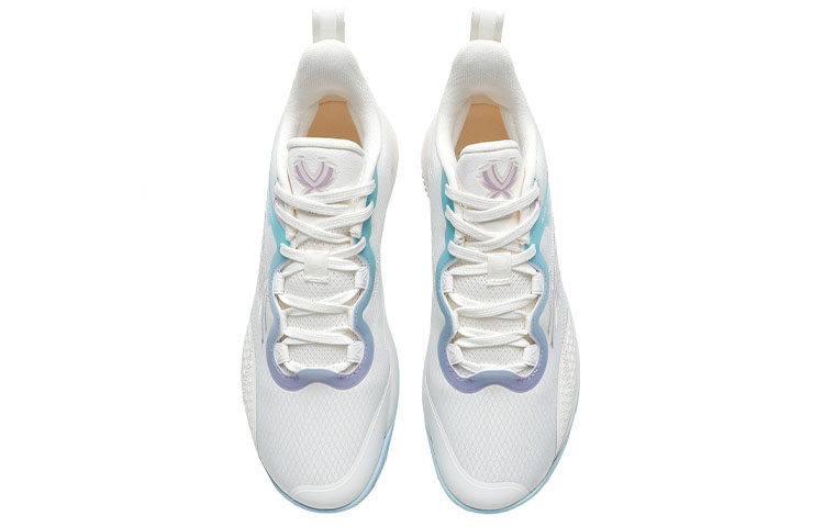 Anta Basketball Shoes 'White Blue Purple' 圖 4