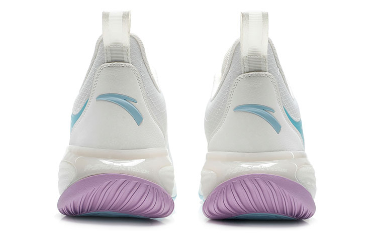 Anta Basketball Shoes 'White Blue Purple' 圖 5