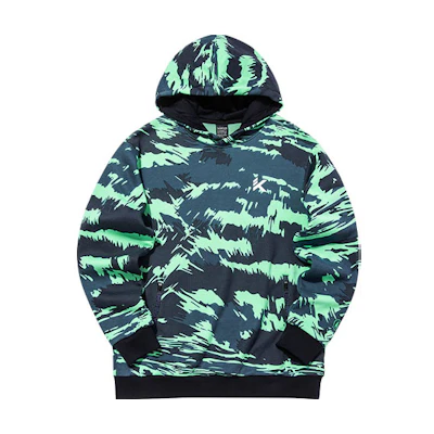Anta Basketball Camo Fleece Pullover Hoodie Men’s - Celestial Grey 152141706-3