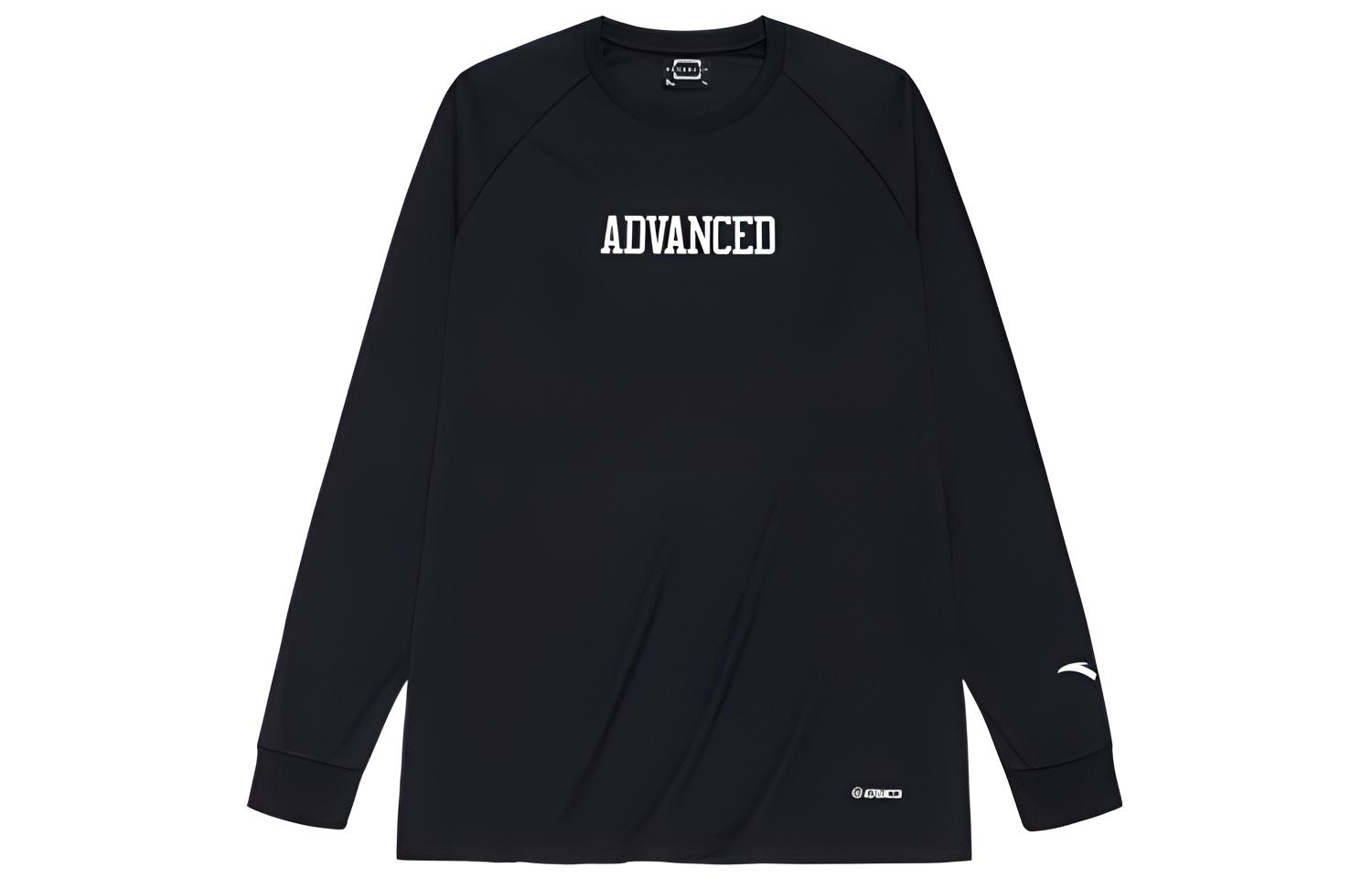 Anta Basketball Crewneck Pullover Sweatshirt Black () 952411401-7