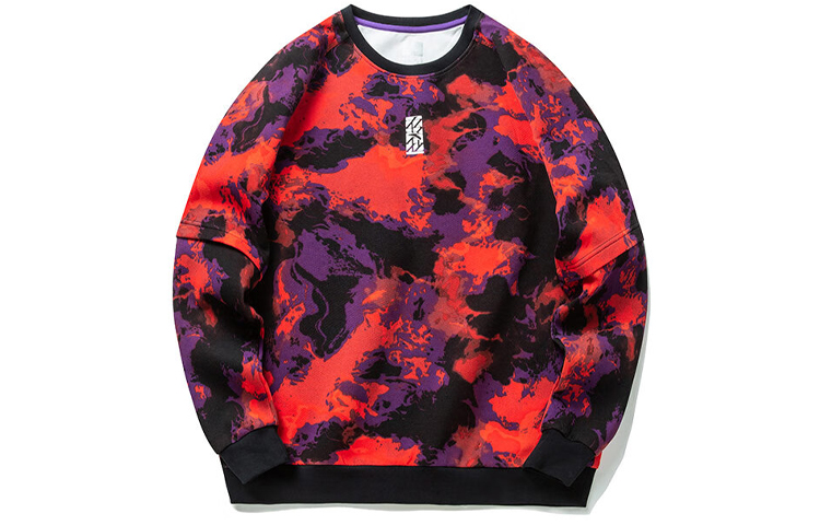 Anta Basketball Crewneck Sweatshirt Red - Classic Pullover 152211733-1