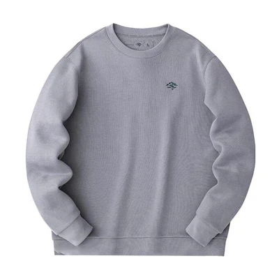 Anta Basketball Crewneck Sweatshirt with Back Graphic - Grey 152411747-2