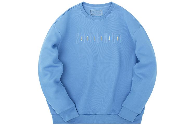 Anta Basketball Fleece Hoodie Blue - Solid Letter Print Style 152241737N-3