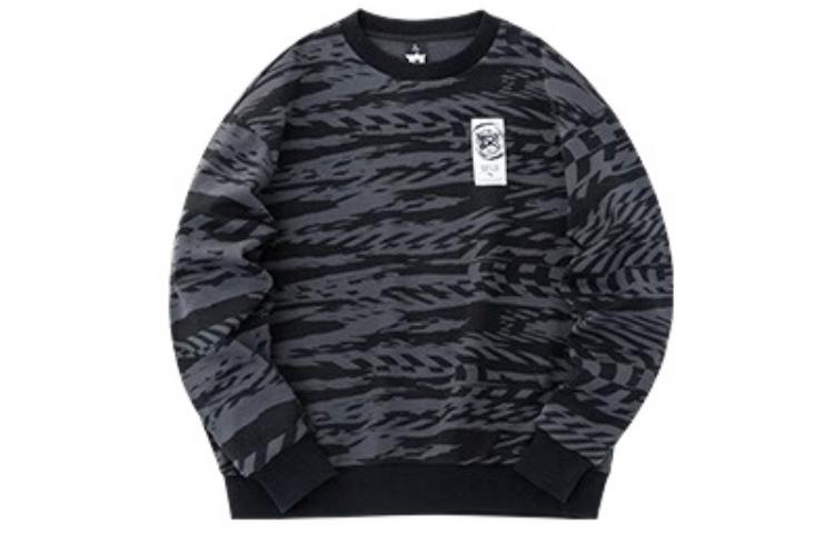 Anta Basketball Graphic Crewneck Sweatshirt Basic Black 152241716-2
